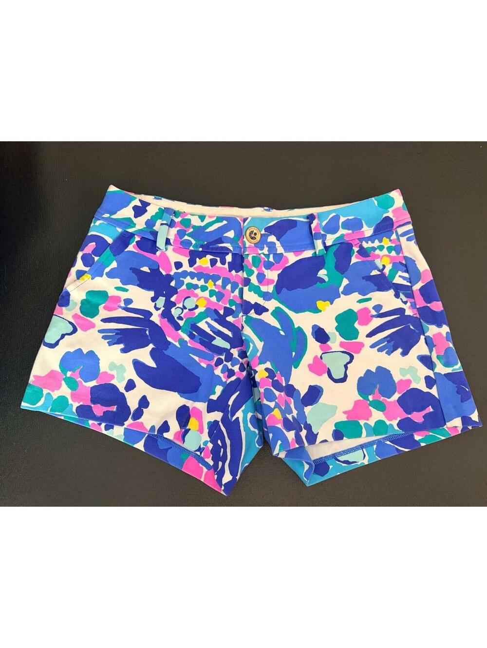 Lilly Pulitzer Classic Callahan Shorts “Hit the Spot” w/ Lining Women's SIZE 0